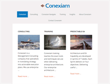 Tablet Screenshot of conexiam.com